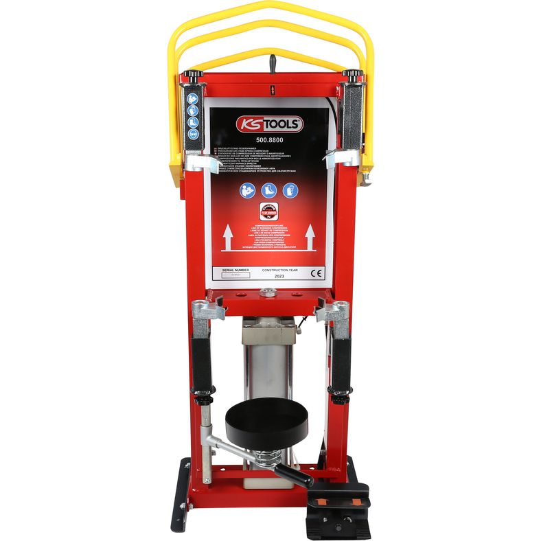 KS TOOLS Stationär Tryckluft-ställ-fjäderspännare, max. 10 bar