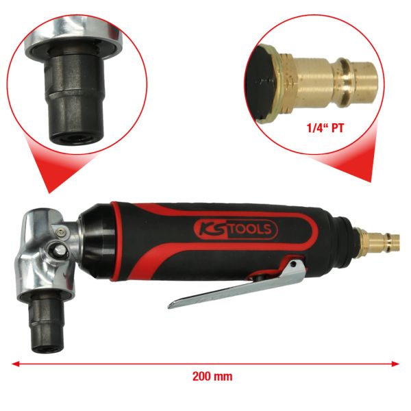 KS TOOLS Vinkelstångslipsten