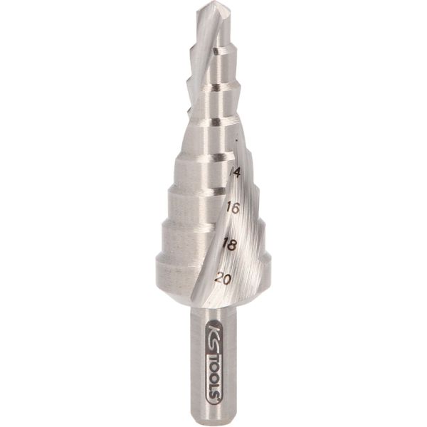 KS TOOLS HSS-stegborr ,Ø 6-20mm, 8 steg