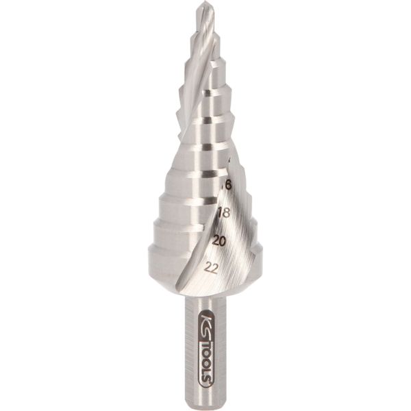KS TOOLS HSS-stegborr ,Ø 4-22mm, 10 steg