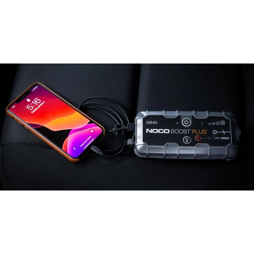 Batteribooster NOCO GB40 Genius Boost+ 12V 1000A/7000 Joules