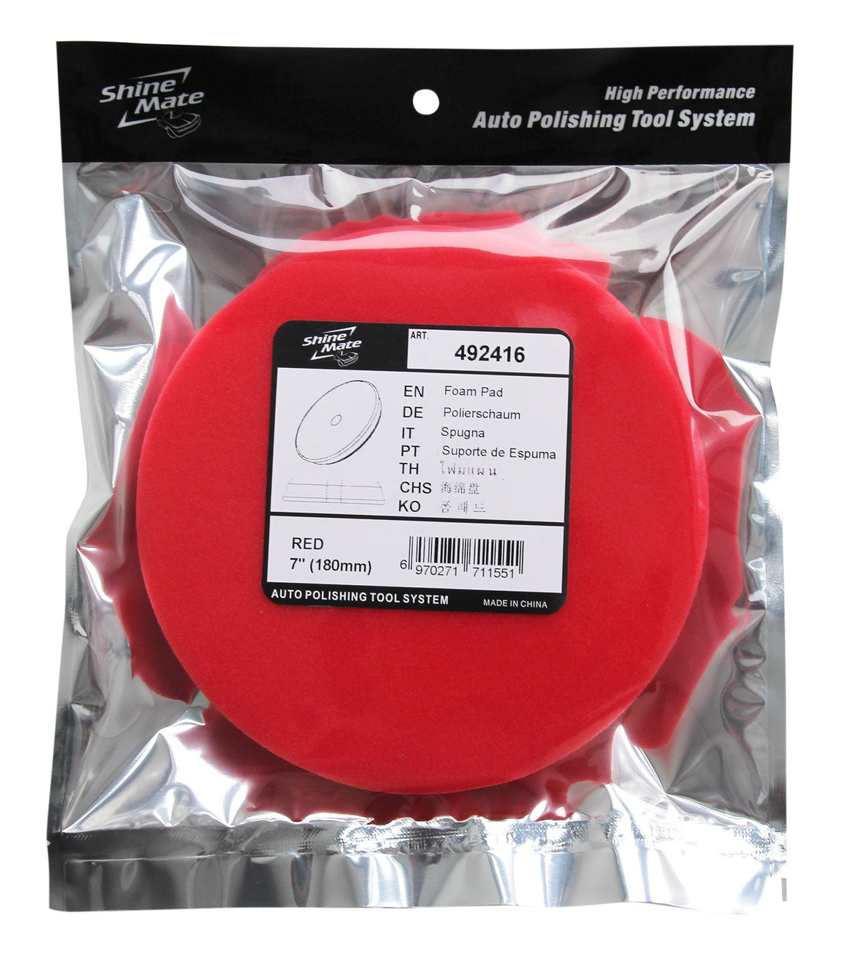 Sonax Polérskiva Shine Mate Extra mjuk 180mm