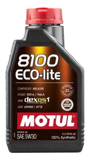 Motul 8100 Eco-Lite 5W-30 Växellådsolja Manuell 1 liter