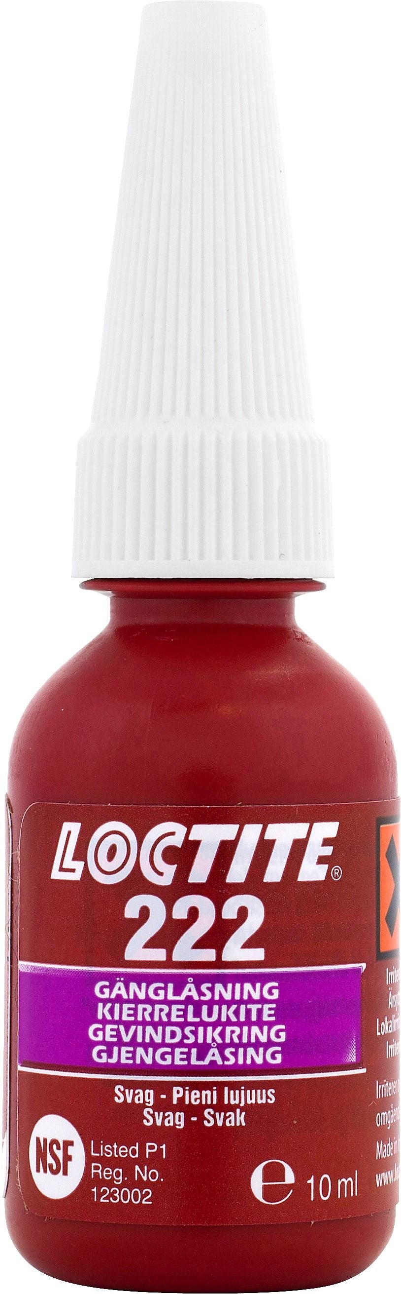 Loctite 222 Gänglåsning – Svag och justerbar fixering 10 ml