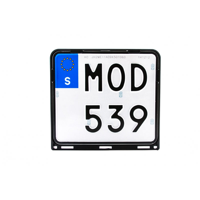 Nummerskylthållare för MC – Kompakt modell för motorcykel