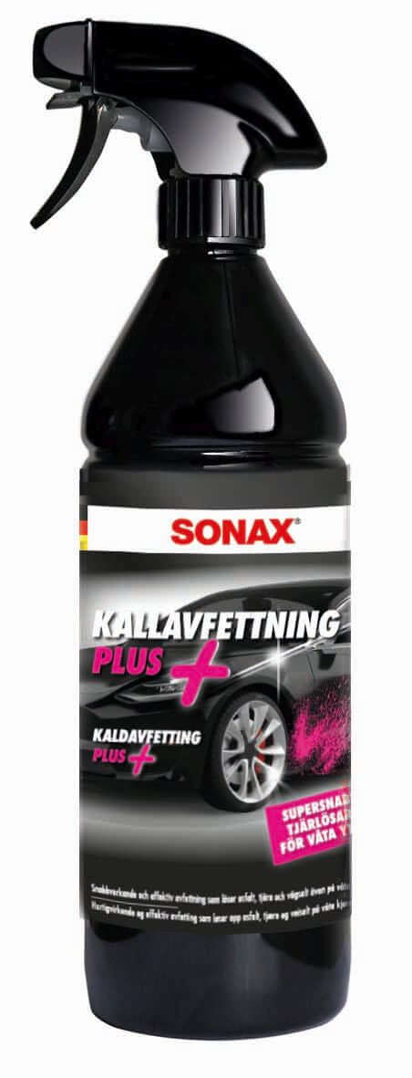 SONAX Kallavfettning Plus 1 liter – Supereffektiv petroleumbaserad tjärlösare för våta ytor