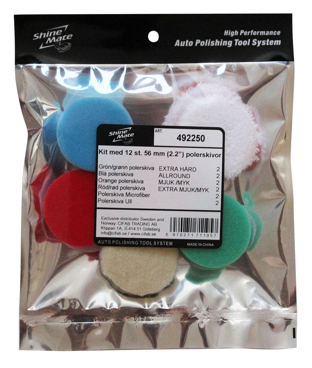 Sonax Polérslivekit Shine Mate 12 st 56 mm