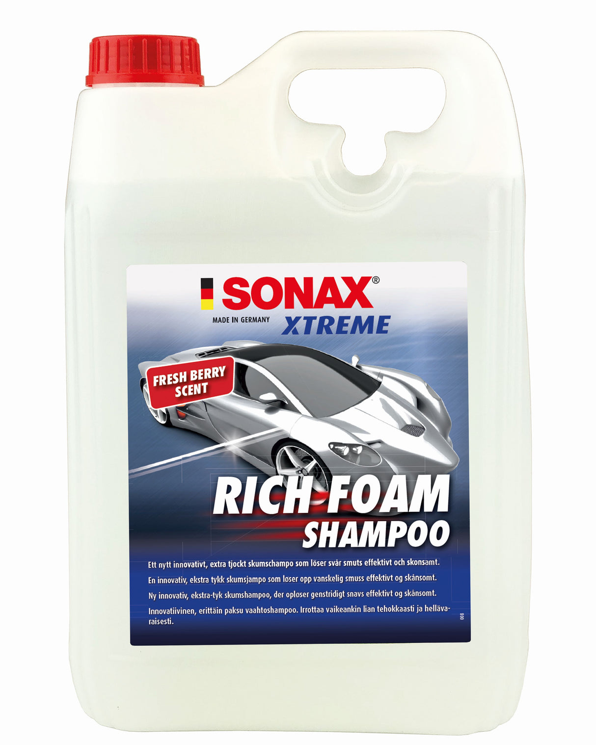 Sonax Xtreme Rich Foam Shampoo 5L – Högskummande pH-neutral bilvård med bärdoft