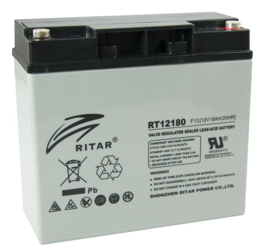 Ritar Standby/MC-Batteri AGM 12V 18 ah