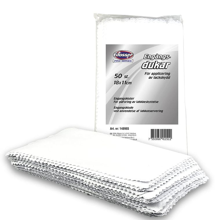 Glosser Pro Engångsdukar – 50-pack