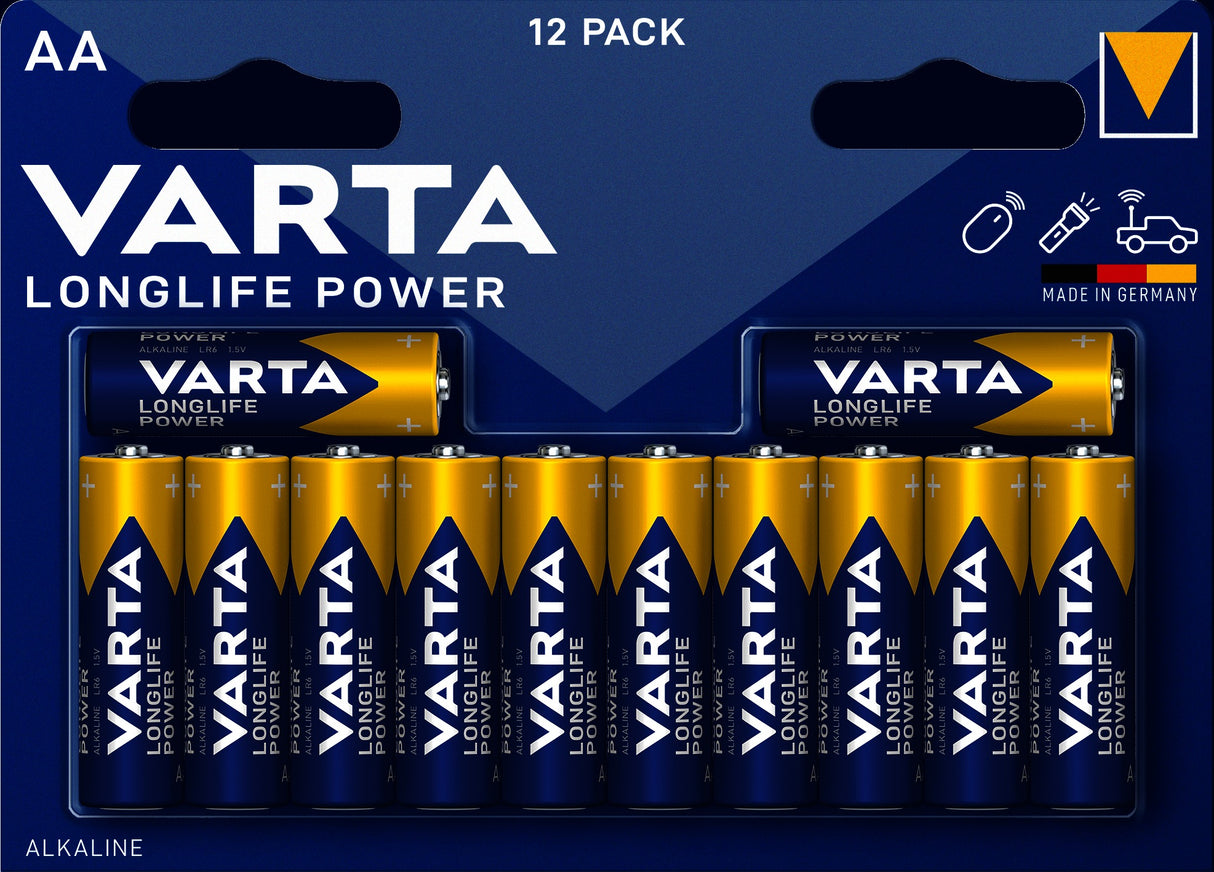Varta Longlife Power AA LR06 1,5V 12-PACK