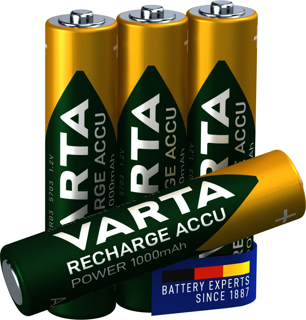 Varta Recharge Accu Power AAA 1000mAh 4-PACK