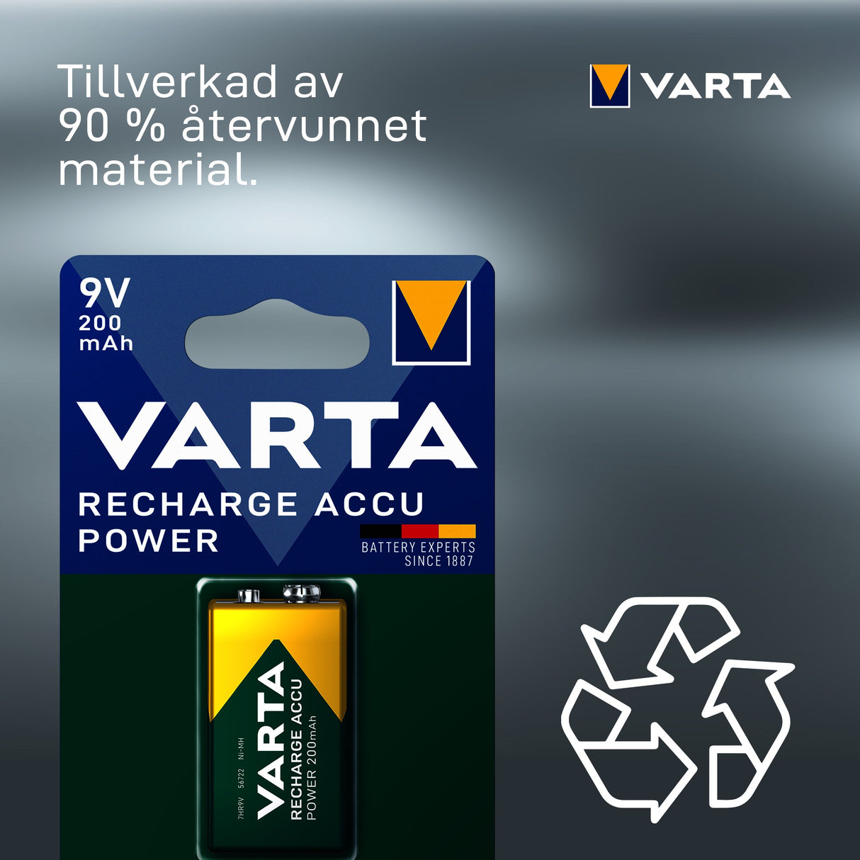 Varta Recharge Accu Power AA 9 volt 1-PACK