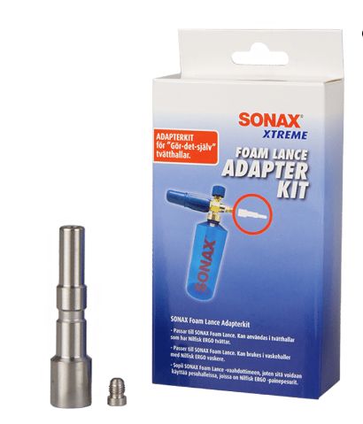 SONAX Foam Lance Adapter Kit GDS – Adapterset för GDS-tvättar med Nilfisk ERGO och 1,4 mm dysa