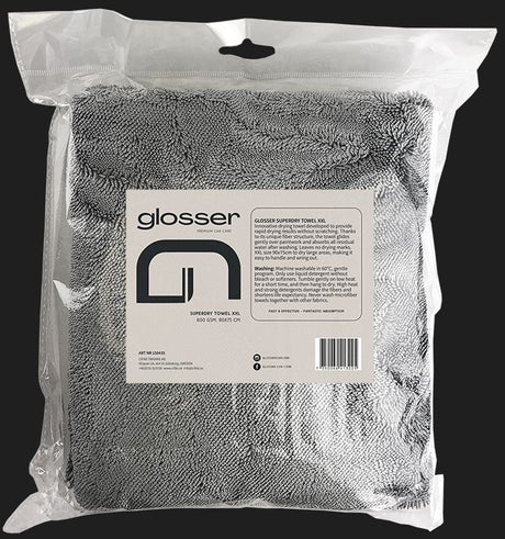 Glosser Superdry Towel XXL – Torkduk för Bil, 90×75 cm