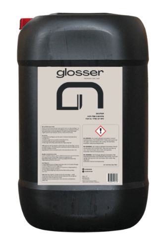 Glosser Solution Koncentrat – Syrafri fälgrengöring och flygrostborttagare i 25-liters dunk