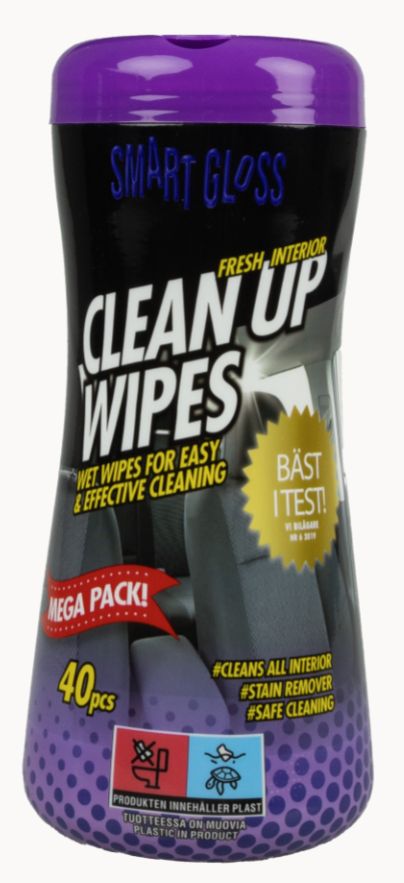 Sonax Smart Gloss Clean-Up Wipes – 40 st