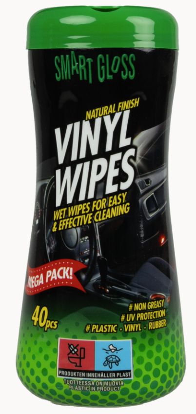 Sonax Smart Gloss Vinyl Wipes – 40 st