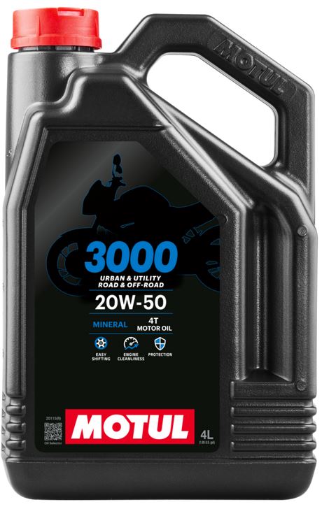 Motul 300 4T 20W-50, Motorolja 4-takt i Dunk 4 liter