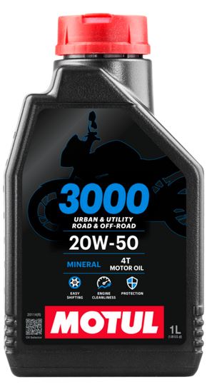 Motul 3000 4T 20W-50, Motorolja 4-takt 1 liter