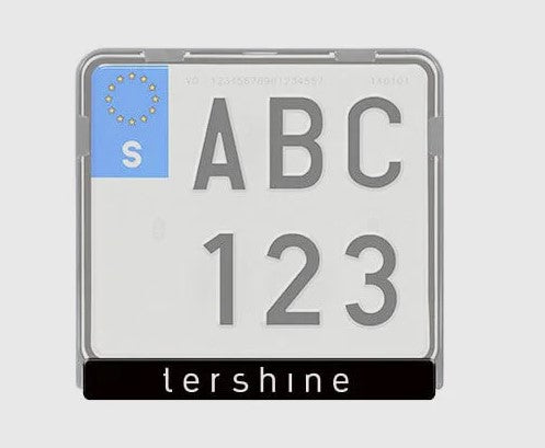 Regskyltslist - MC/Moped tershine