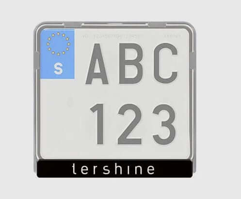 Regskyltslist - MC/Moped tershine