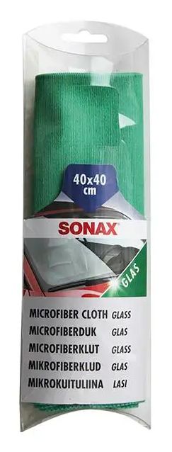 Sonax Microfiberduk för glas – Rengöring utan ränder för alla släta ytor