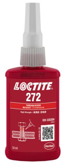 Loctite 272 Gänglåsning – Högtemperatur, hög styrka, 50 ml