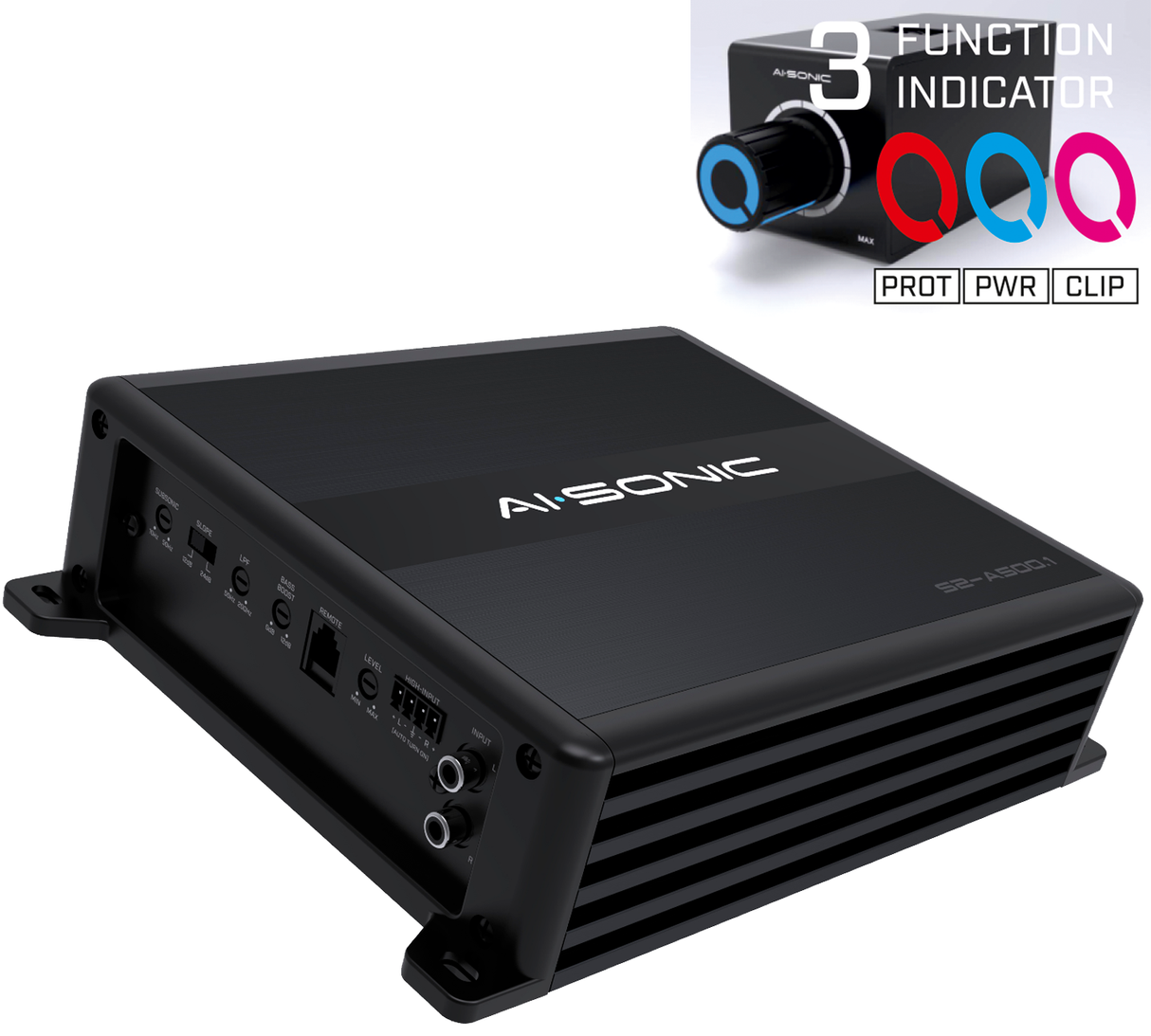 AI-SONIC S2-A500.1 With S2-BASS KNOB