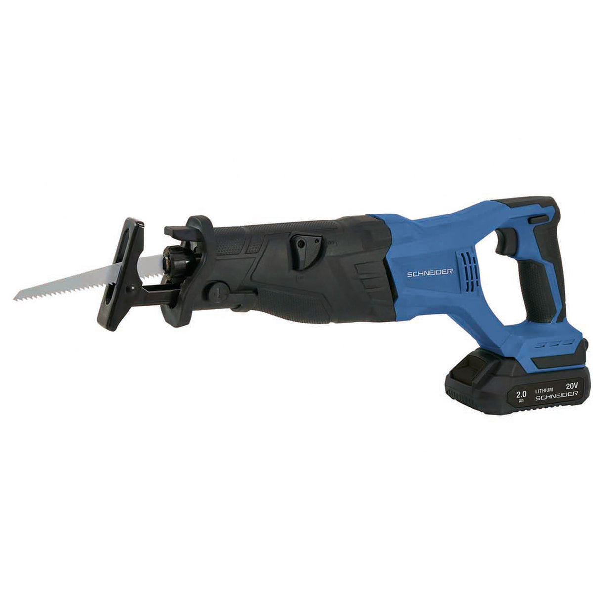 Schneider Tigersåg 20V – 3200 rpm, snabbchuck & kit med batteri/laddare