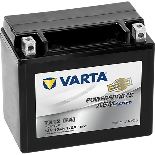 Varta MC-Batteri Powersports AGM Active 12V 10 ah 170 A