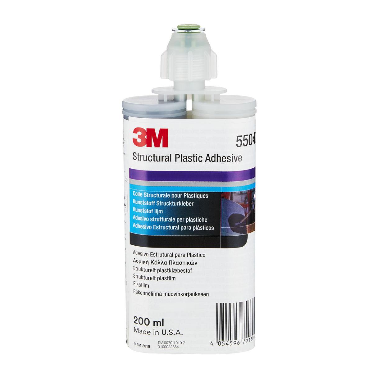 3M Automix Limmande Spackel 200 ml – Tvåkomponentslim för Plast, Glasfiber & Metall
