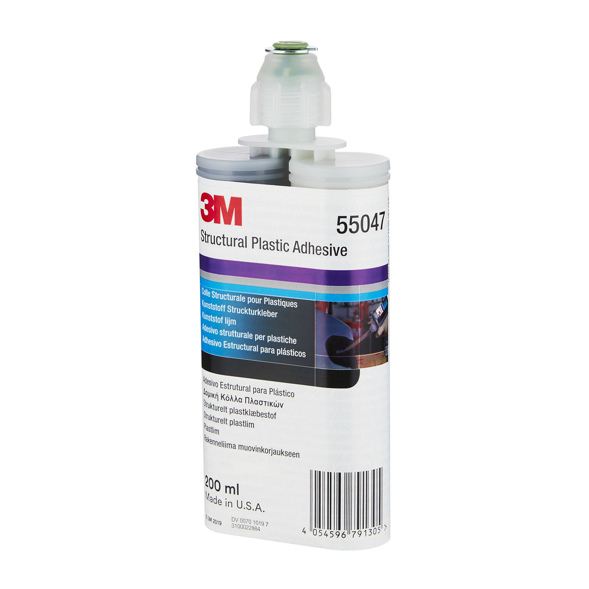 3M Automix Limmande Spackel 200 ml – Tvåkomponentslim för Plast, Glasfiber & Metall
