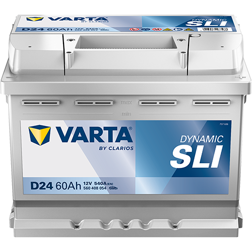 VARTA Dynamic SLI D24 – 12V Bilbatteri 60Ah 540A