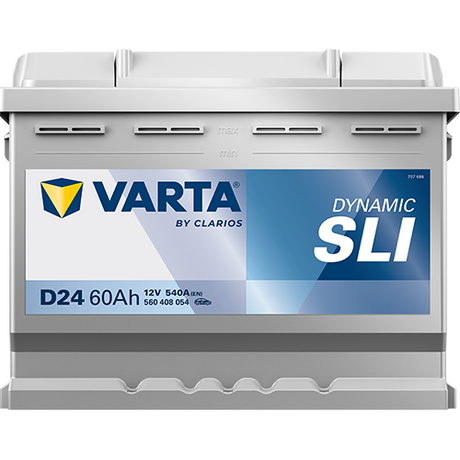 VARTA Dynamic SLI D24 – 12V Bilbatteri 60Ah 540A