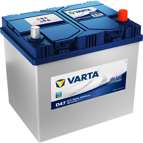 VARTA BLUE dynamic D47, Bilbatteri 12V 60 ah 540 A