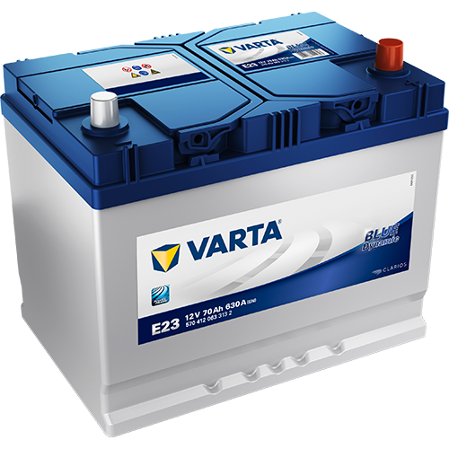 VARTA BLUE dynamic E23, Bilbatteri 12V 70 ah 630 A