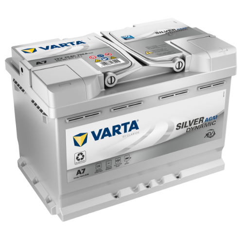 VARTA Bilbatteri SILVER Dynamic xEV AGM Start-Stopp 12V 70 ah 760 A