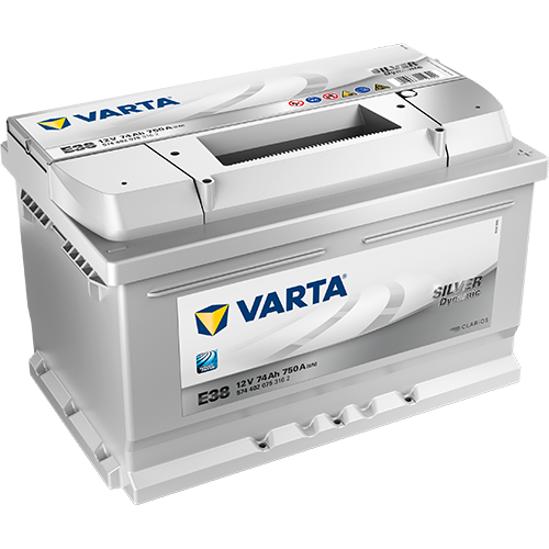 VARTA SILVER Dynamic E38, Bilbatteri 12V 74 ah 750 A