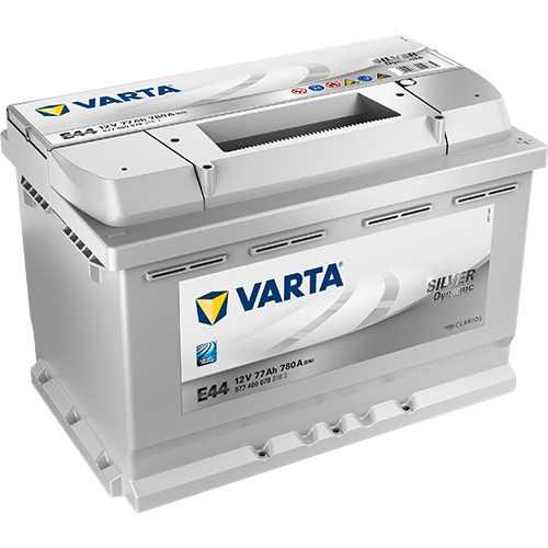 VARTA SILVER Dynamic E44, Bilbatteri 12V 77 ah 780 A