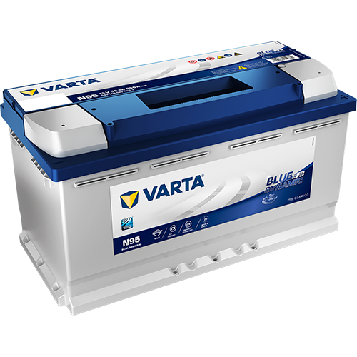 VARTA Bilbatteri BLUE dynamic EFB 12V 95 ah, EFB-batteri