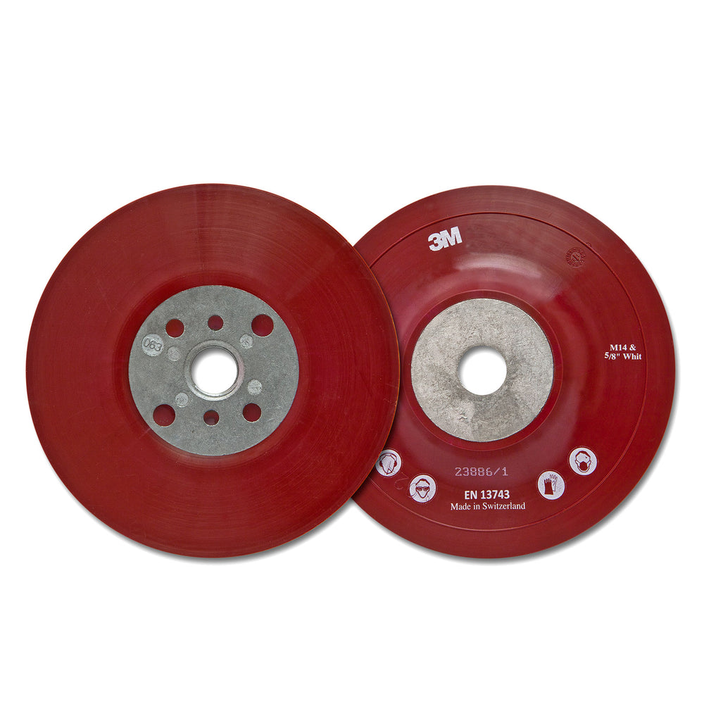 3M™ Räfflad Stödrondell 127 mm – För krävande slipning med optimal kylning