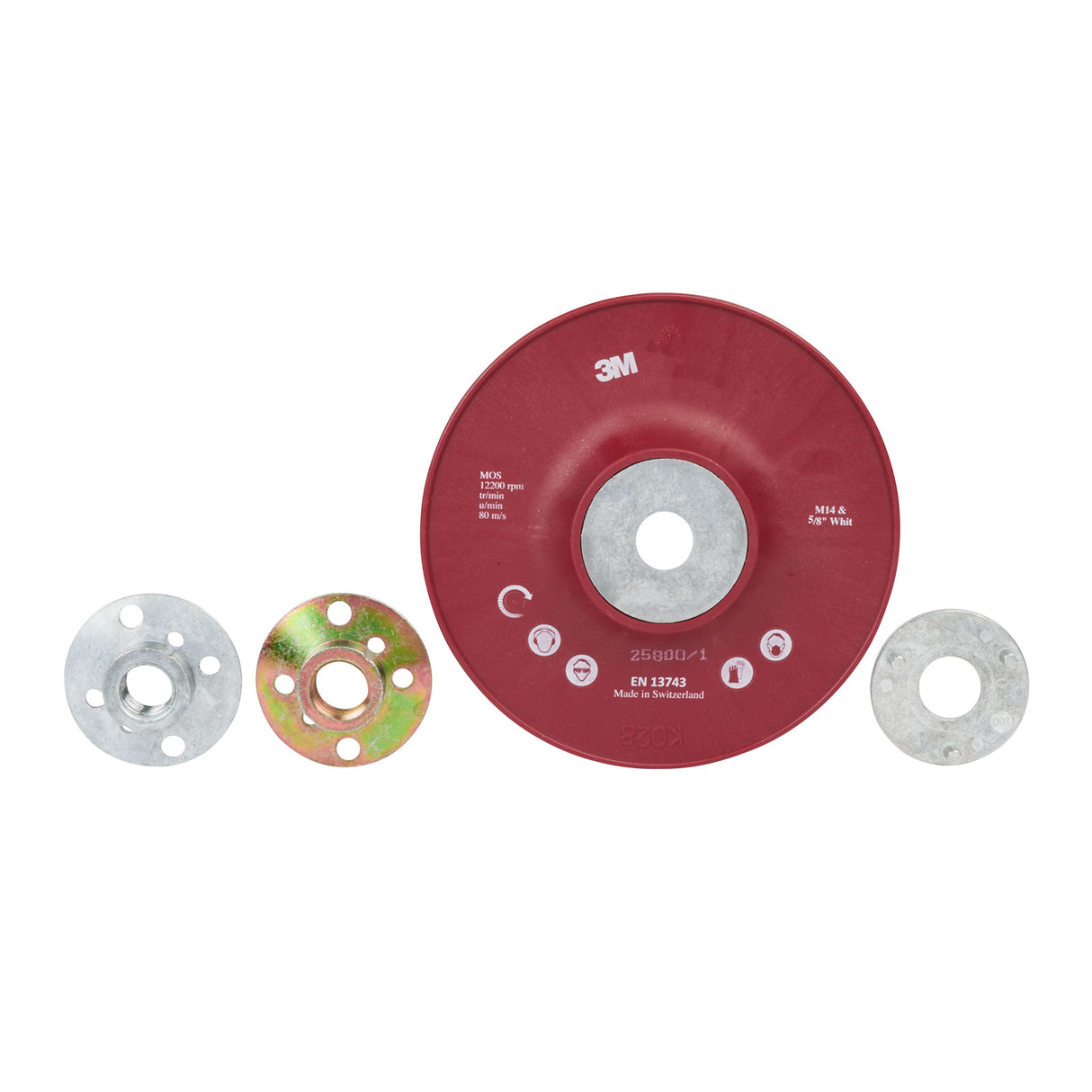 3M™ Räfflad Stödrondell 178 mm – För optimal kylning och hållbarhet vid krävande slipapplikationer