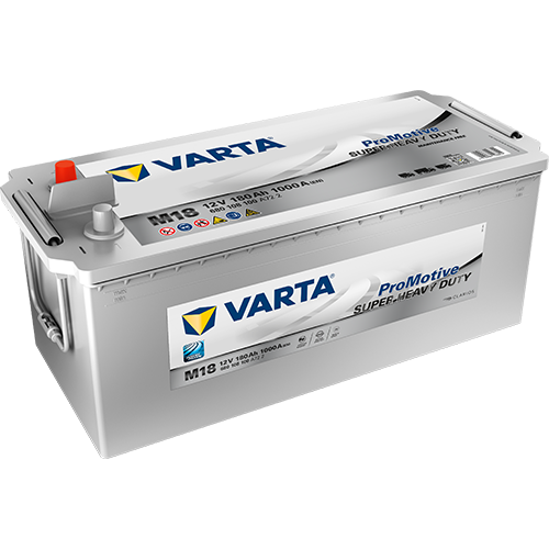 VARTA Pronotive Silver M18 HEAVY DUT, Bilbatteri 12V 180 ah 1000 A