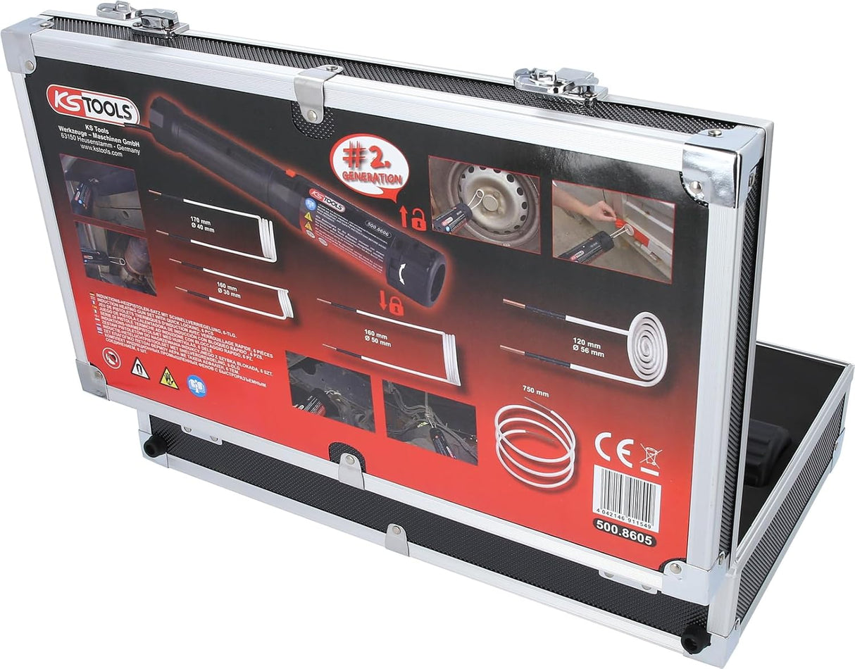 KS Tools 1100W Induktionsvärmepistolsats 500.8605 – 6 delar
