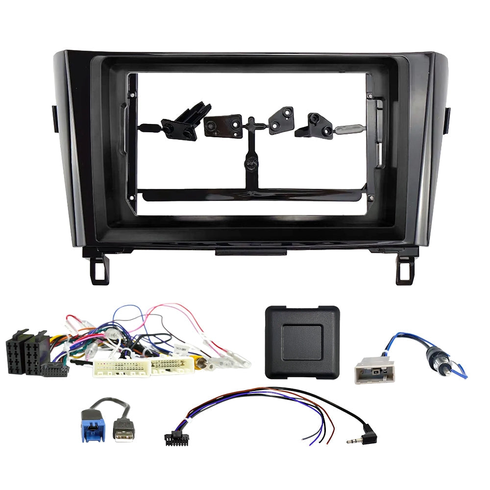 Auto-Connect Installationskit för 9/10.1-tums bilstereo, Nissan Qashqai, X-Trail och Rogue
