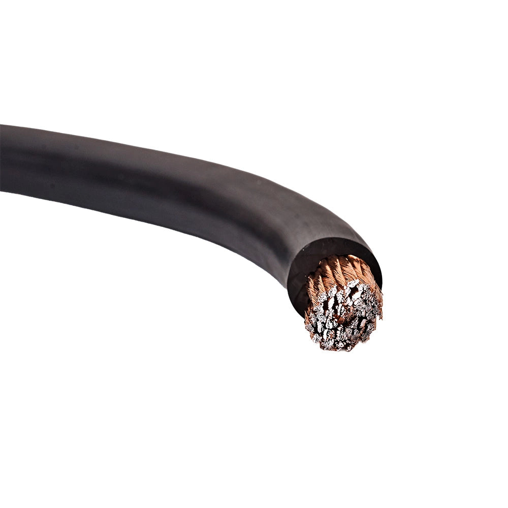 Auto-Connect svart strömkabel CCA 53.7mm², metervara