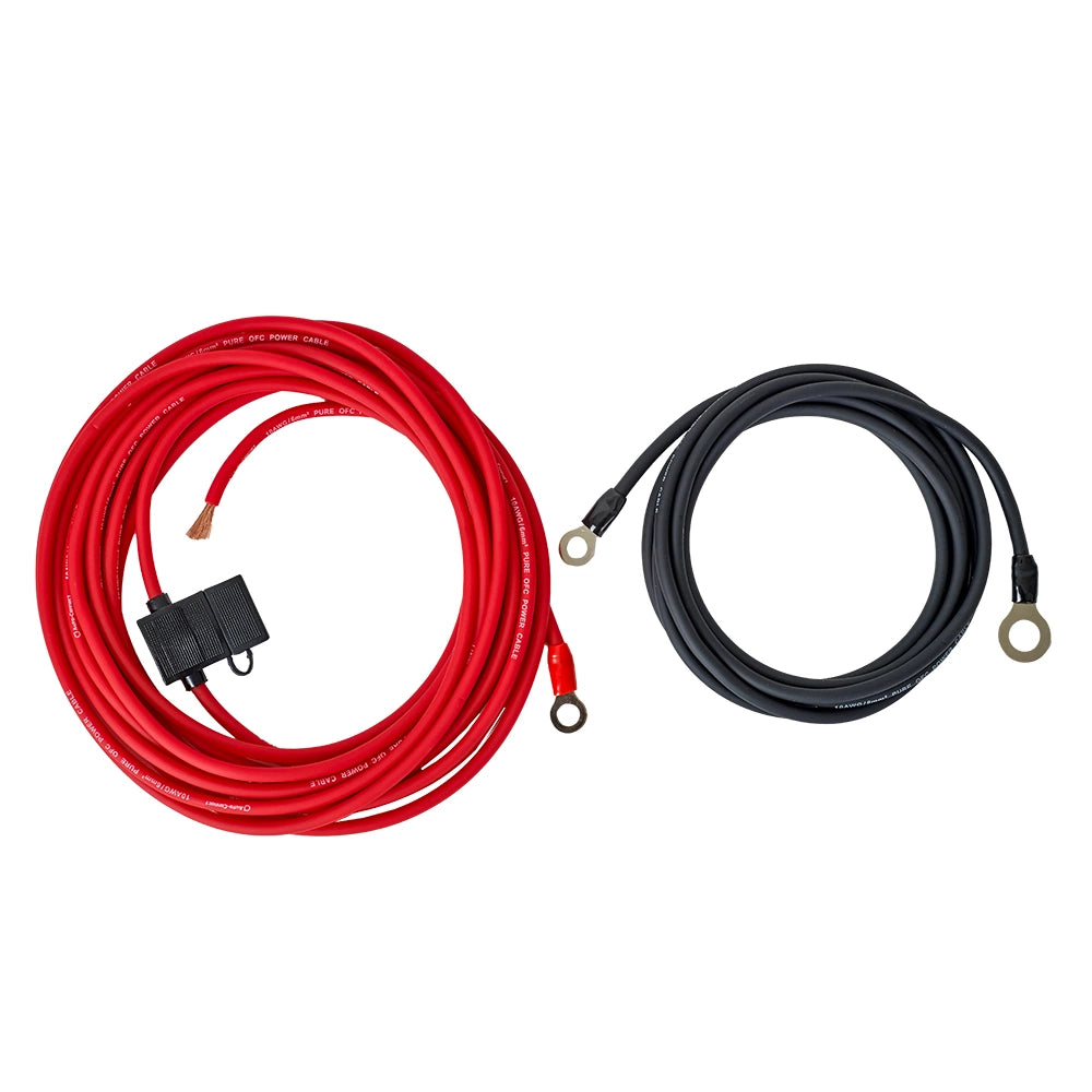 Auto-Connect OFC 6mm² strömkabelkit, 6m+2.5m