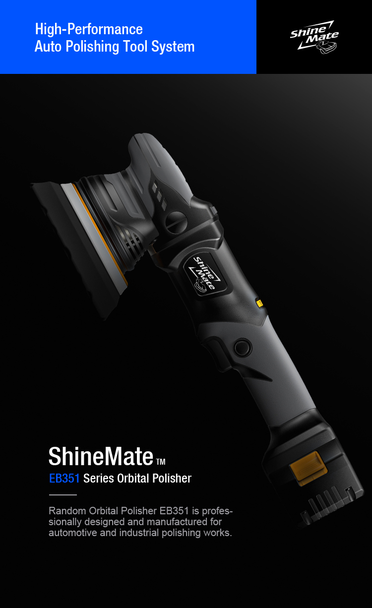 ShineMate Polermaskin EB351-5/15. Sladdlös