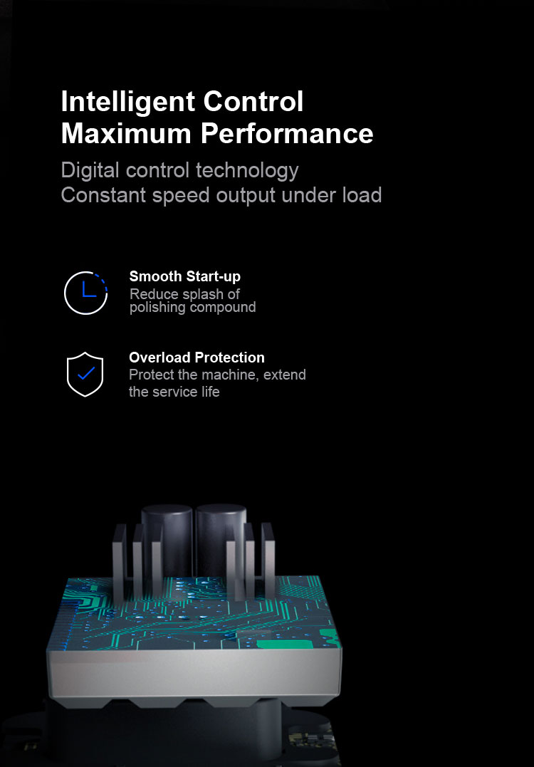 ShineMate Polermaskin EB351-5/15. Sladdlös